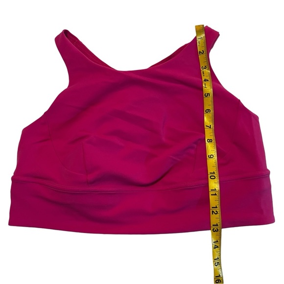 Lululemon Wunder Train Long-Line Bra Medium Support Pink 14 sports bra - Picture 8 of 14